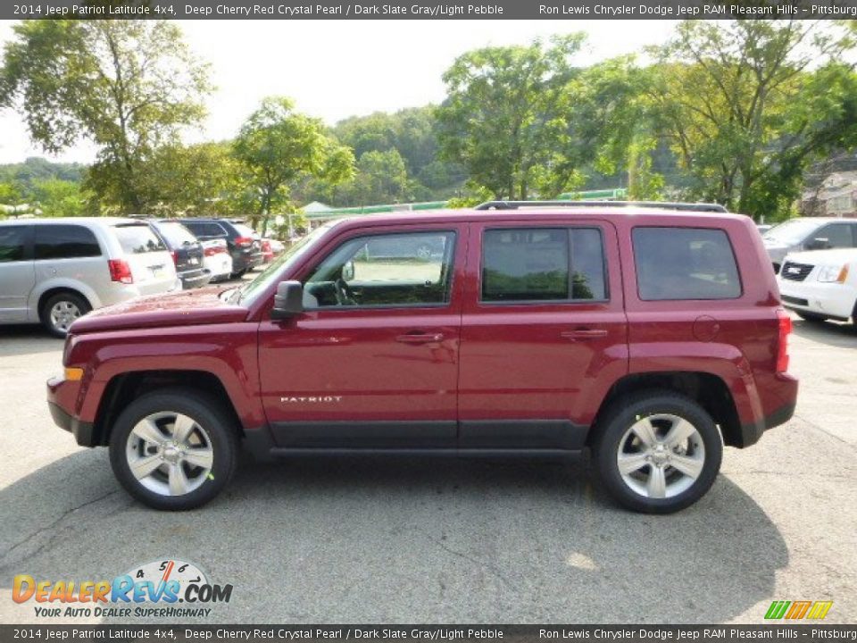 2014 Jeep Patriot Latitude 4x4 Deep Cherry Red Crystal Pearl / Dark Slate Gray/Light Pebble Photo #2