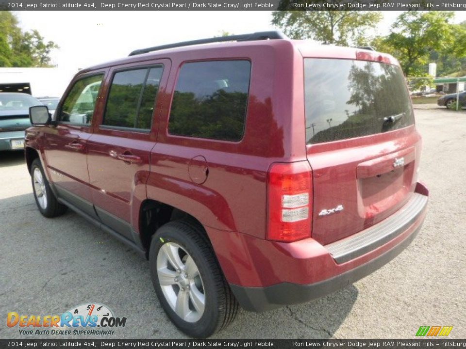 2014 Jeep Patriot Latitude 4x4 Deep Cherry Red Crystal Pearl / Dark Slate Gray/Light Pebble Photo #3