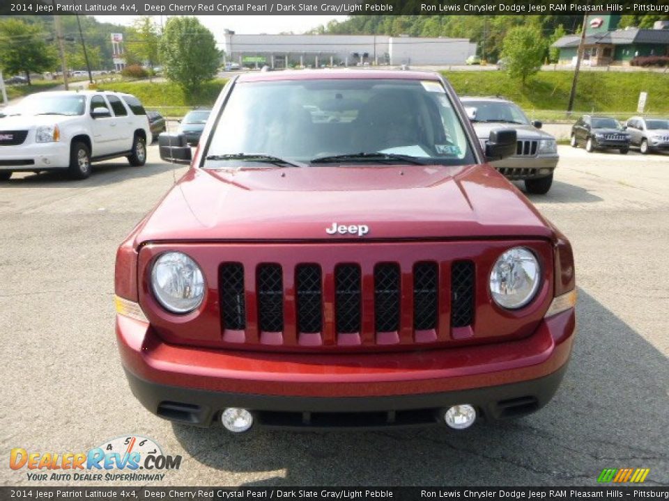 2014 Jeep Patriot Latitude 4x4 Deep Cherry Red Crystal Pearl / Dark Slate Gray/Light Pebble Photo #8