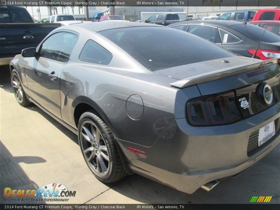 2014 Ford Mustang GT Premium Coupe Sterling Gray / Charcoal Black Photo #2