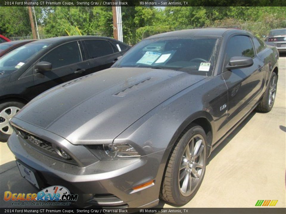 2014 Ford Mustang GT Premium Coupe Sterling Gray / Charcoal Black Photo #3