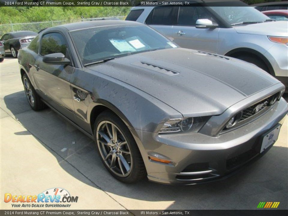 2014 Ford Mustang GT Premium Coupe Sterling Gray / Charcoal Black Photo #4