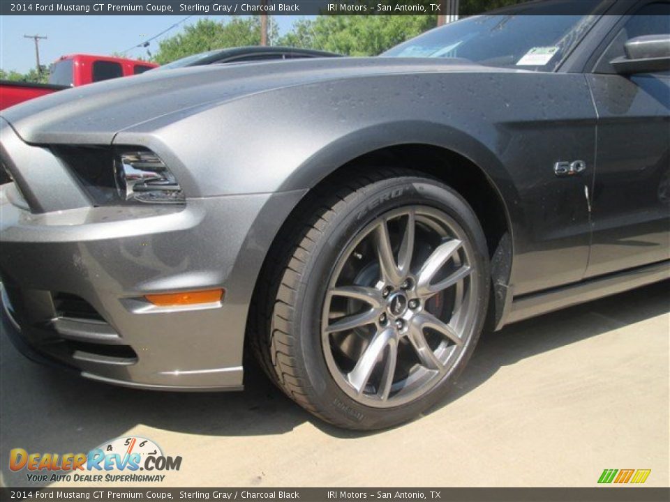 2014 Ford Mustang GT Premium Coupe Sterling Gray / Charcoal Black Photo #10