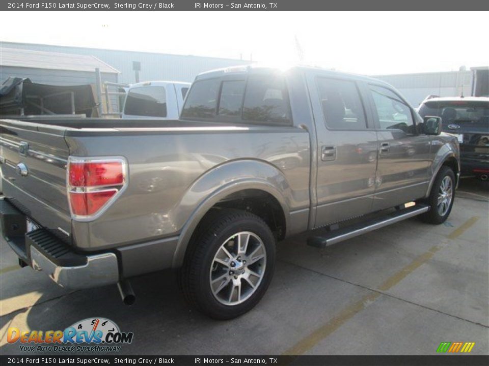 2014 Ford F150 Lariat SuperCrew Sterling Grey / Black Photo #1