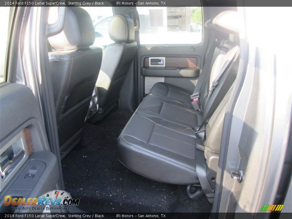2014 Ford F150 Lariat SuperCrew Sterling Grey / Black Photo #5