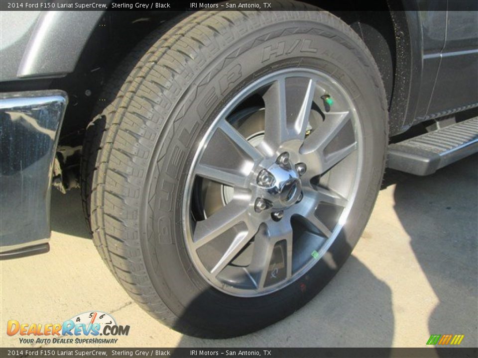 2014 Ford F150 Lariat SuperCrew Sterling Grey / Black Photo #10