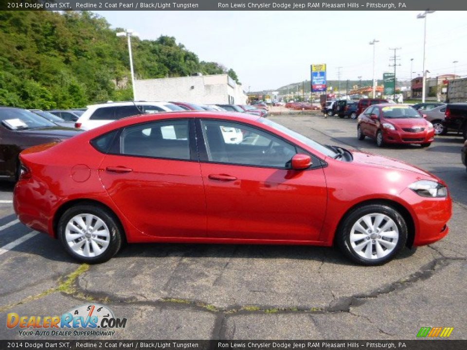 2014 Dodge Dart SXT Redline 2 Coat Pearl / Black/Light Tungsten Photo #6