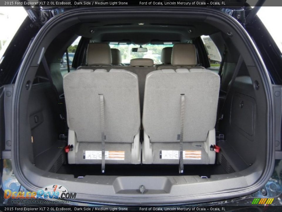 2015 Ford Explorer XLT 2.0L EcoBoost Dark Side / Medium Light Stone Photo #5