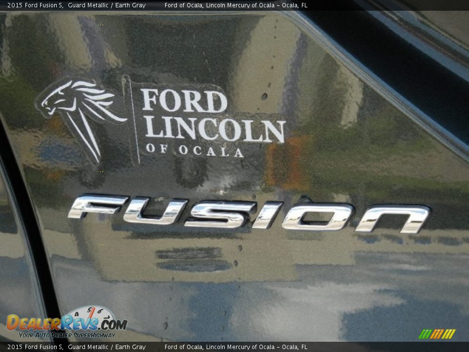 2015 Ford Fusion S Guard Metallic / Earth Gray Photo #4
