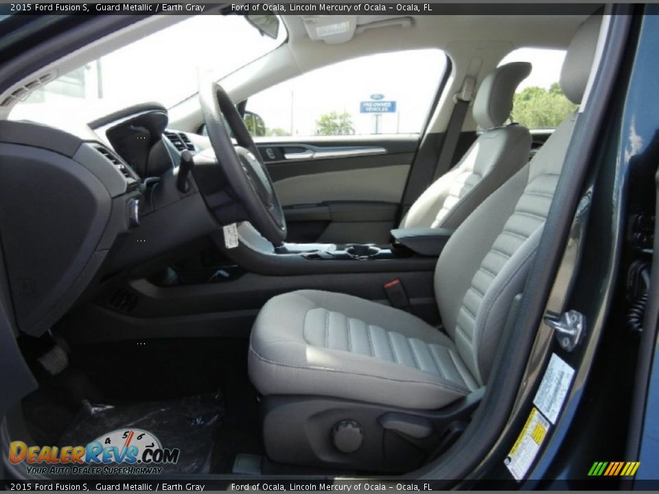 2015 Ford Fusion S Guard Metallic / Earth Gray Photo #6