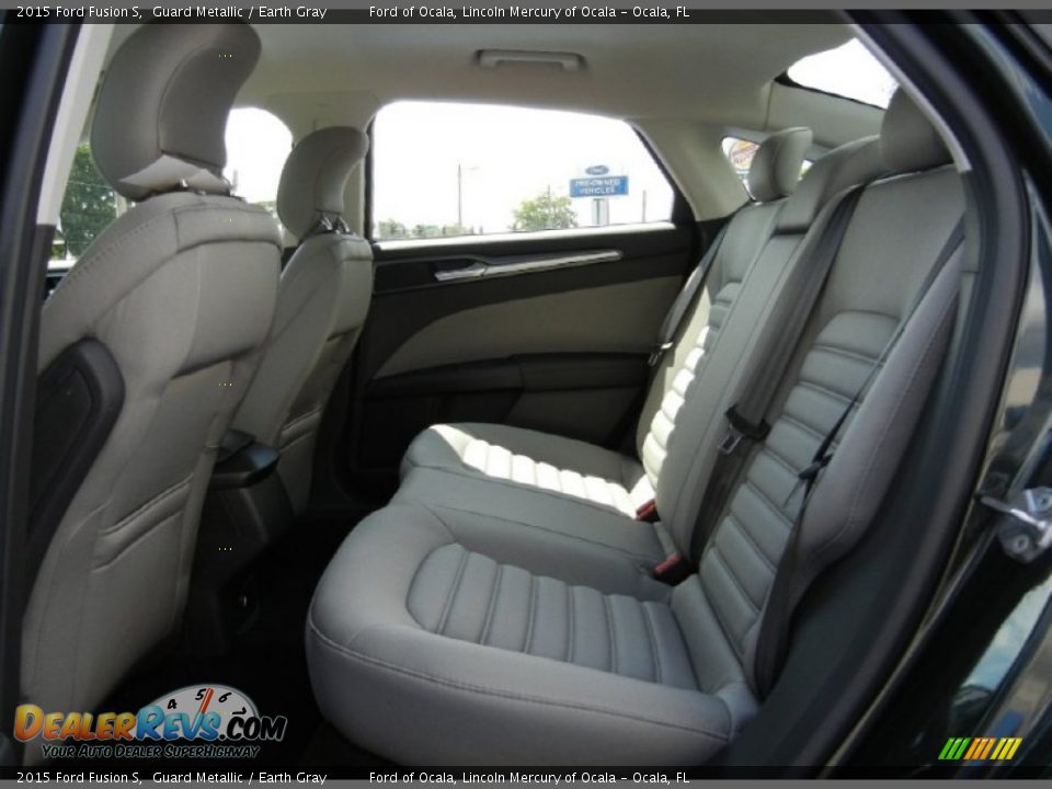 2015 Ford Fusion S Guard Metallic / Earth Gray Photo #7