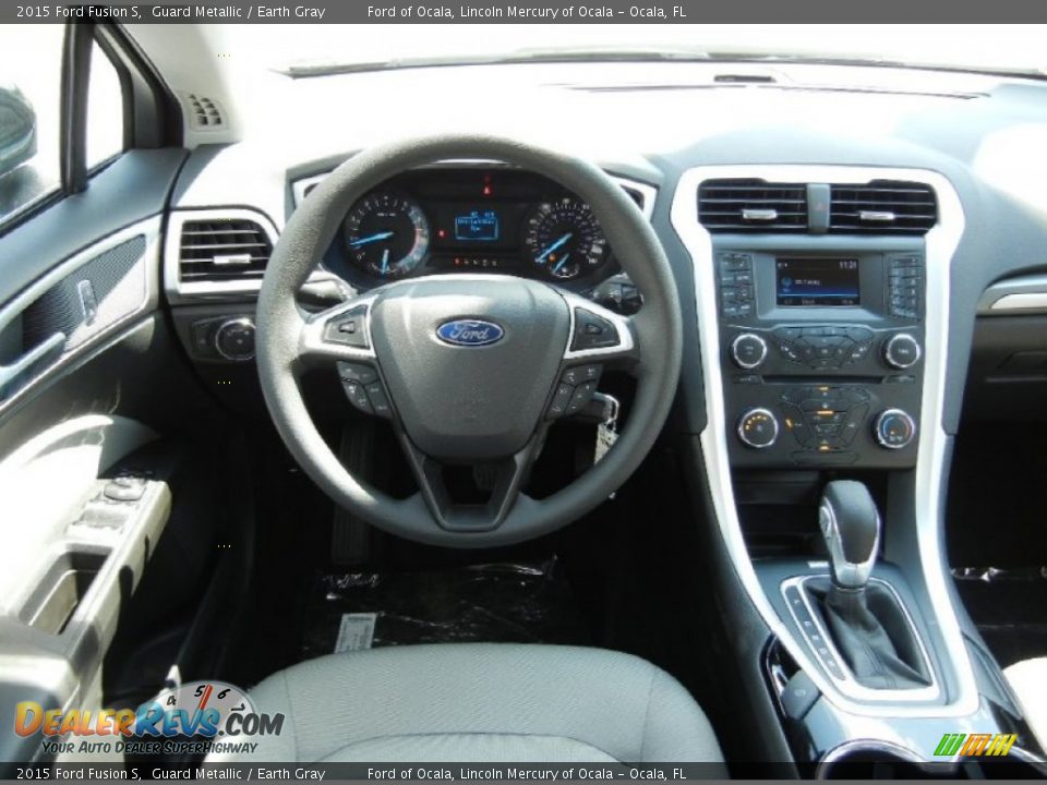 2015 Ford Fusion S Guard Metallic / Earth Gray Photo #8