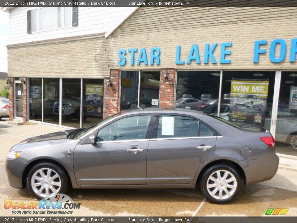 2012 Lincoln MKZ FWD Sterling Gray Metallic / Dark Charcoal Photo #7