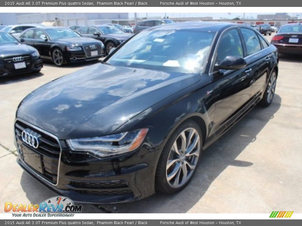 2015 Audi A6 3.0T Premium Plus quattro Sedan Phantom Black Pearl / Black Photo #3
