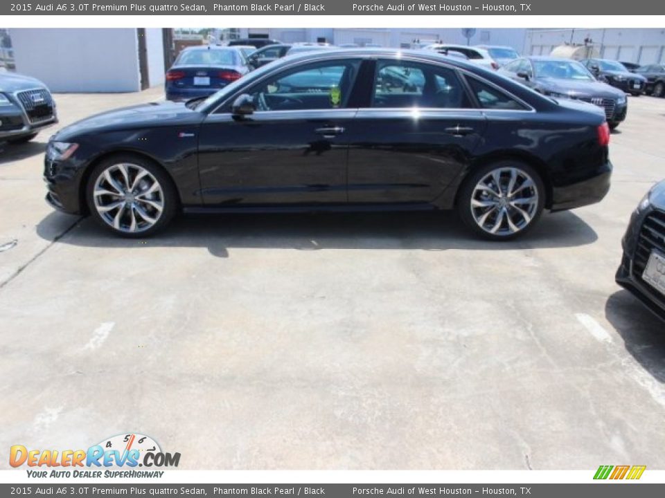 2015 Audi A6 3.0T Premium Plus quattro Sedan Phantom Black Pearl / Black Photo #4