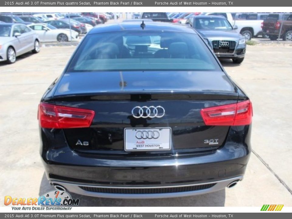 2015 Audi A6 3.0T Premium Plus quattro Sedan Phantom Black Pearl / Black Photo #6