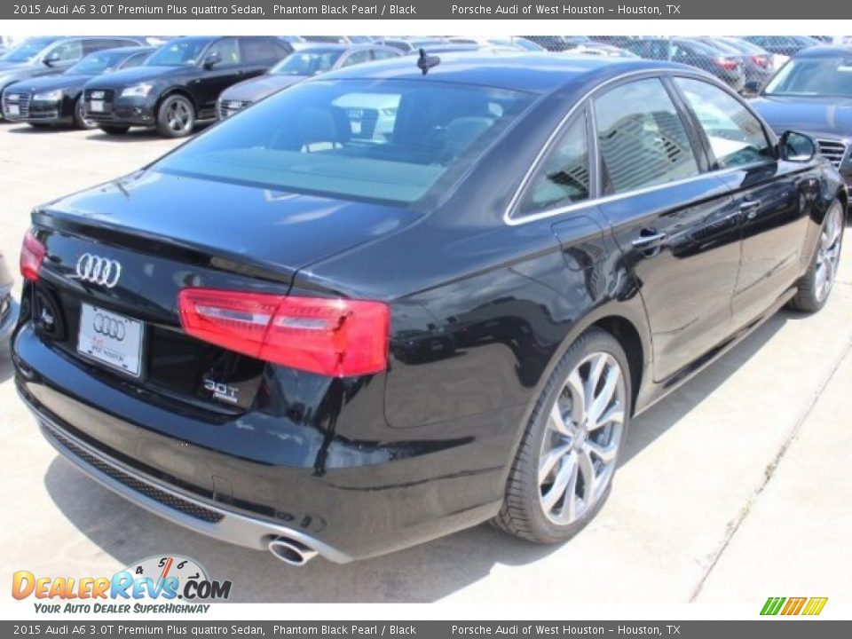 2015 Audi A6 3.0T Premium Plus quattro Sedan Phantom Black Pearl / Black Photo #7