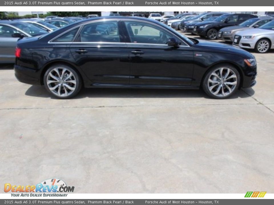 2015 Audi A6 3.0T Premium Plus quattro Sedan Phantom Black Pearl / Black Photo #8