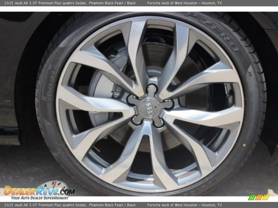 2015 Audi A6 3.0T Premium Plus quattro Sedan Phantom Black Pearl / Black Photo #9