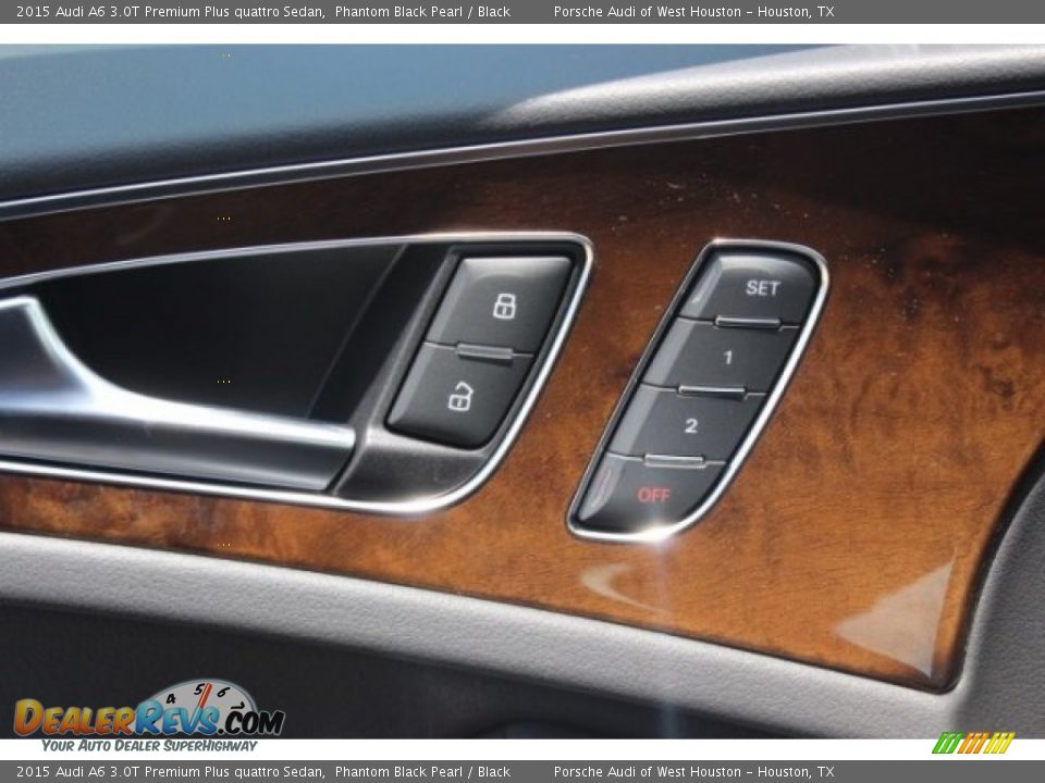 2015 Audi A6 3.0T Premium Plus quattro Sedan Phantom Black Pearl / Black Photo #11