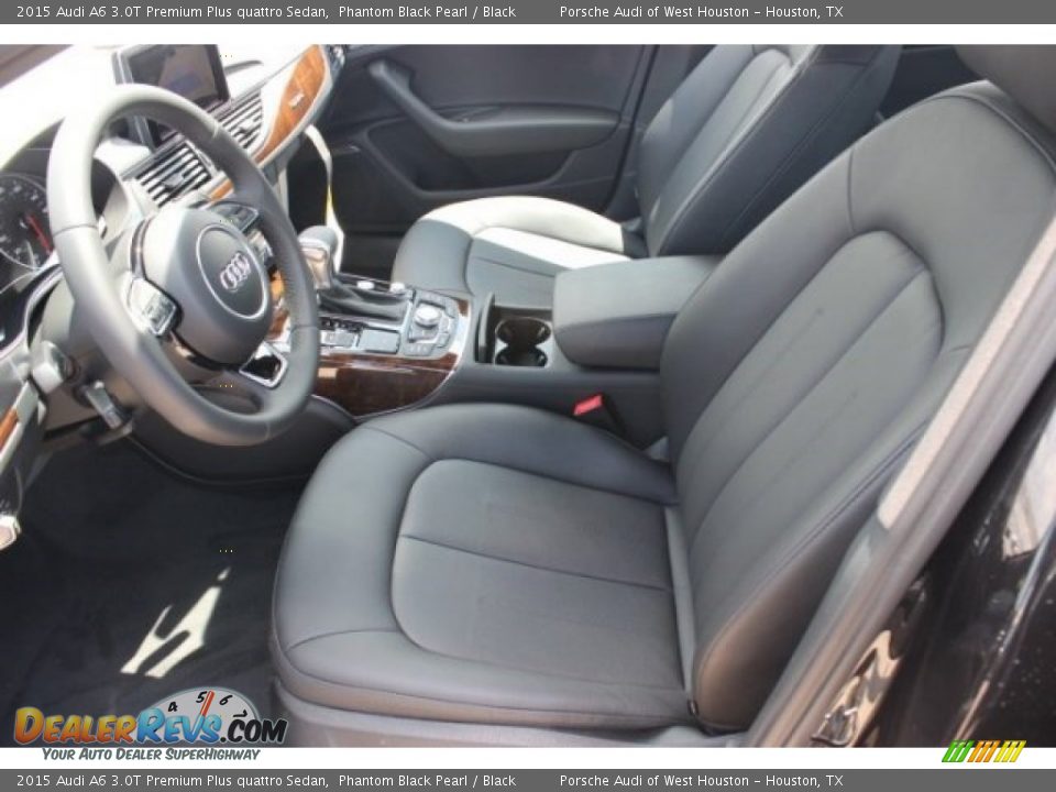 2015 Audi A6 3.0T Premium Plus quattro Sedan Phantom Black Pearl / Black Photo #14