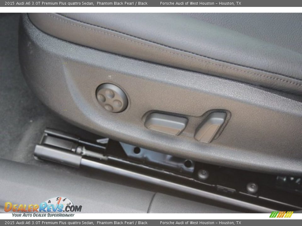 2015 Audi A6 3.0T Premium Plus quattro Sedan Phantom Black Pearl / Black Photo #15