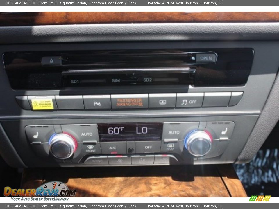 2015 Audi A6 3.0T Premium Plus quattro Sedan Phantom Black Pearl / Black Photo #23