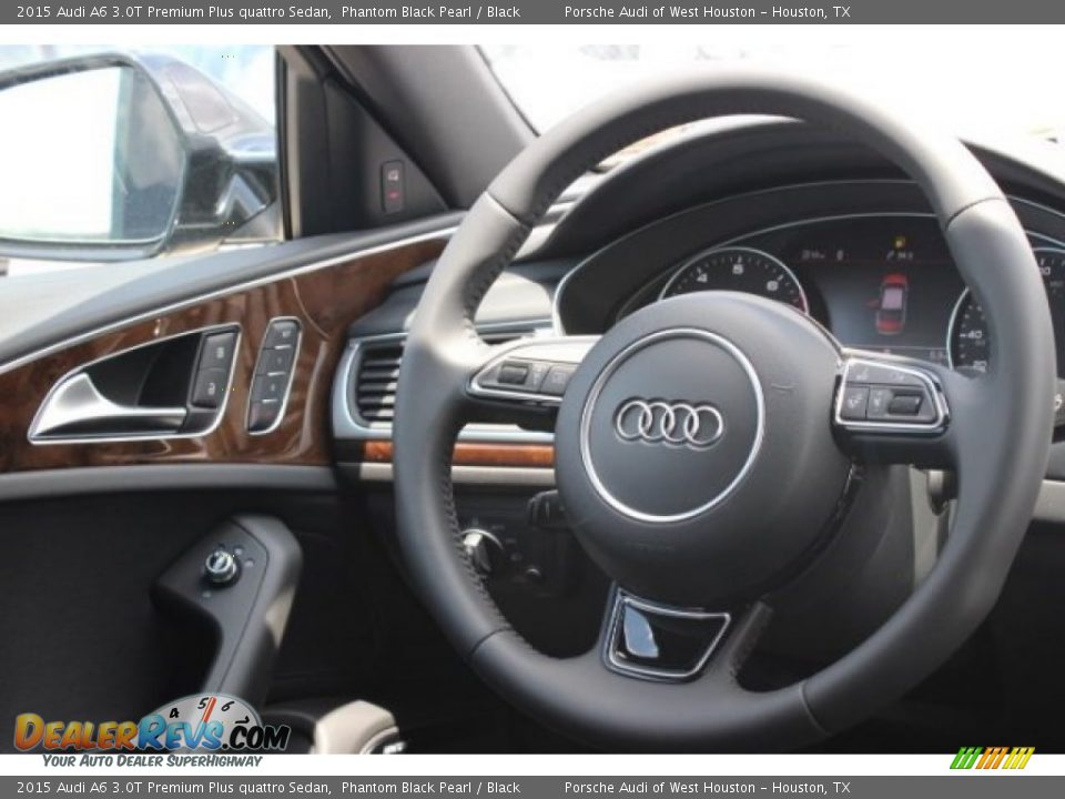 2015 Audi A6 3.0T Premium Plus quattro Sedan Phantom Black Pearl / Black Photo #32