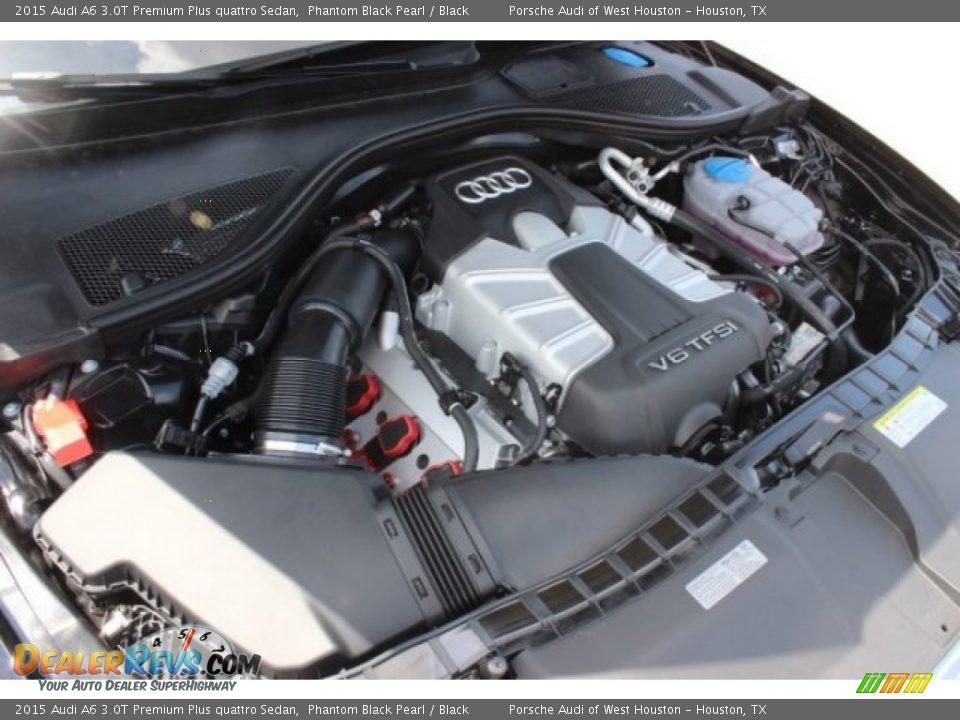 2015 Audi A6 3.0T Premium Plus quattro Sedan Phantom Black Pearl / Black Photo #33