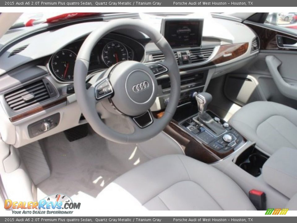 Front Seat of 2015 Audi A6 2.0T Premium Plus quattro Sedan Photo #9