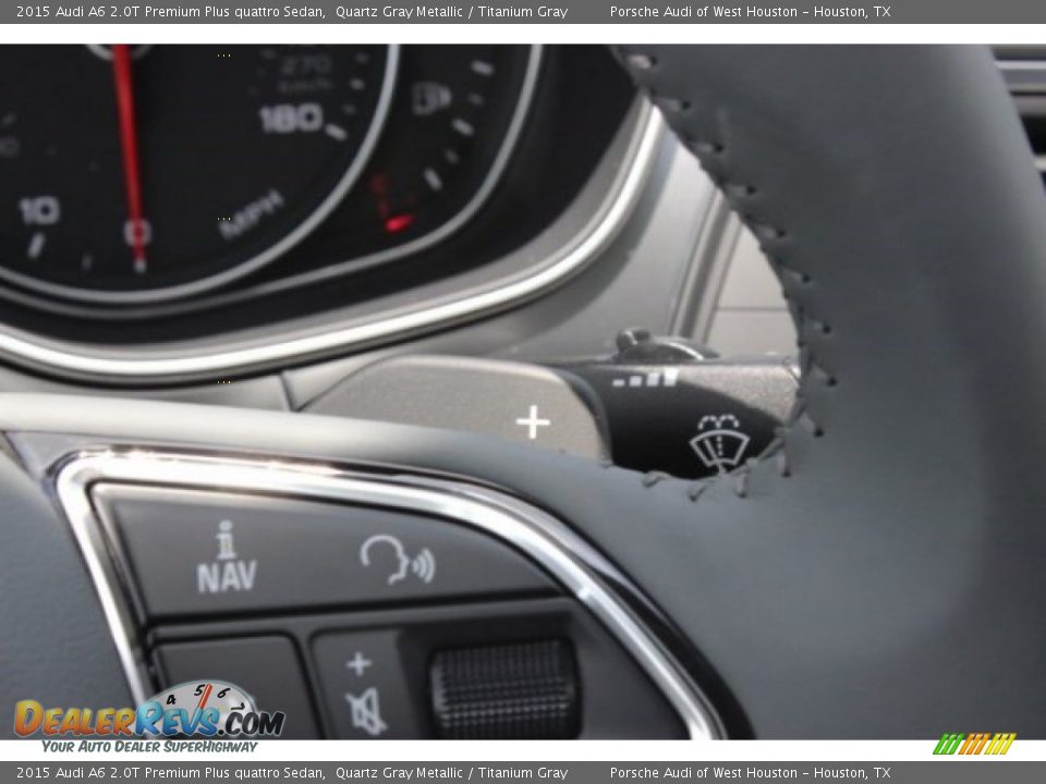 2015 Audi A6 2.0T Premium Plus quattro Sedan Quartz Gray Metallic / Titanium Gray Photo #24