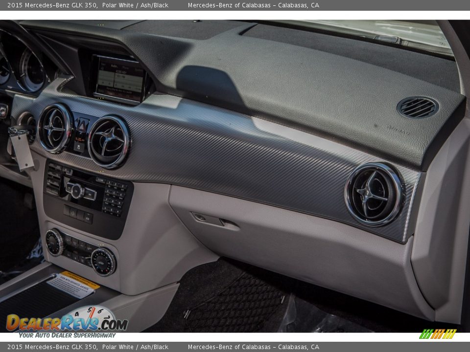 2015 Mercedes-Benz GLK 350 Polar White / Ash/Black Photo #8