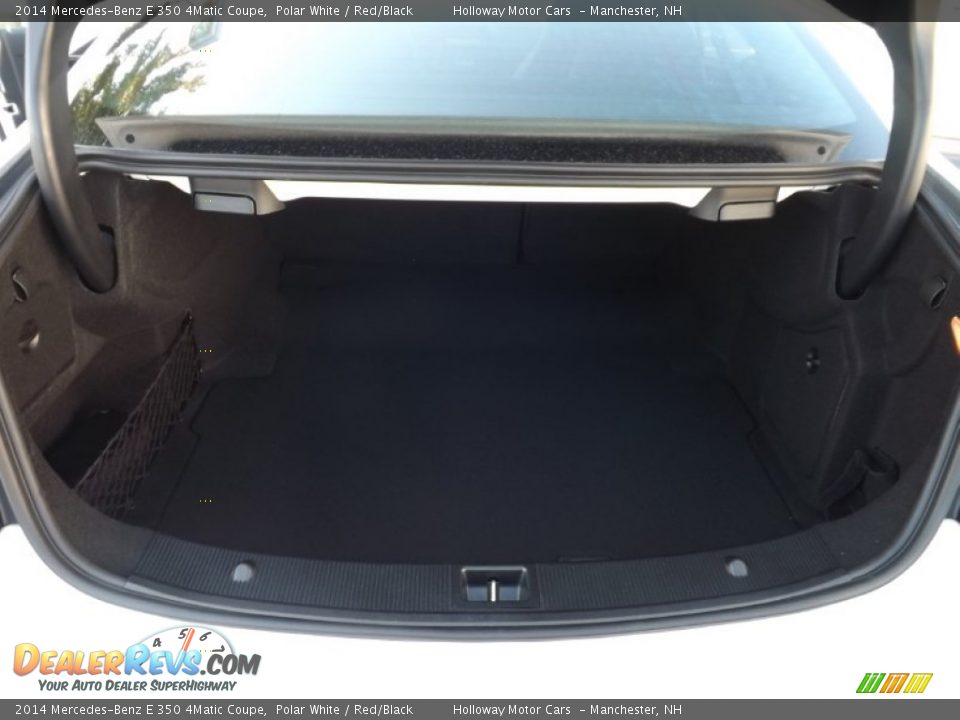 2014 Mercedes-Benz E 350 4Matic Coupe Polar White / Red/Black Photo #6