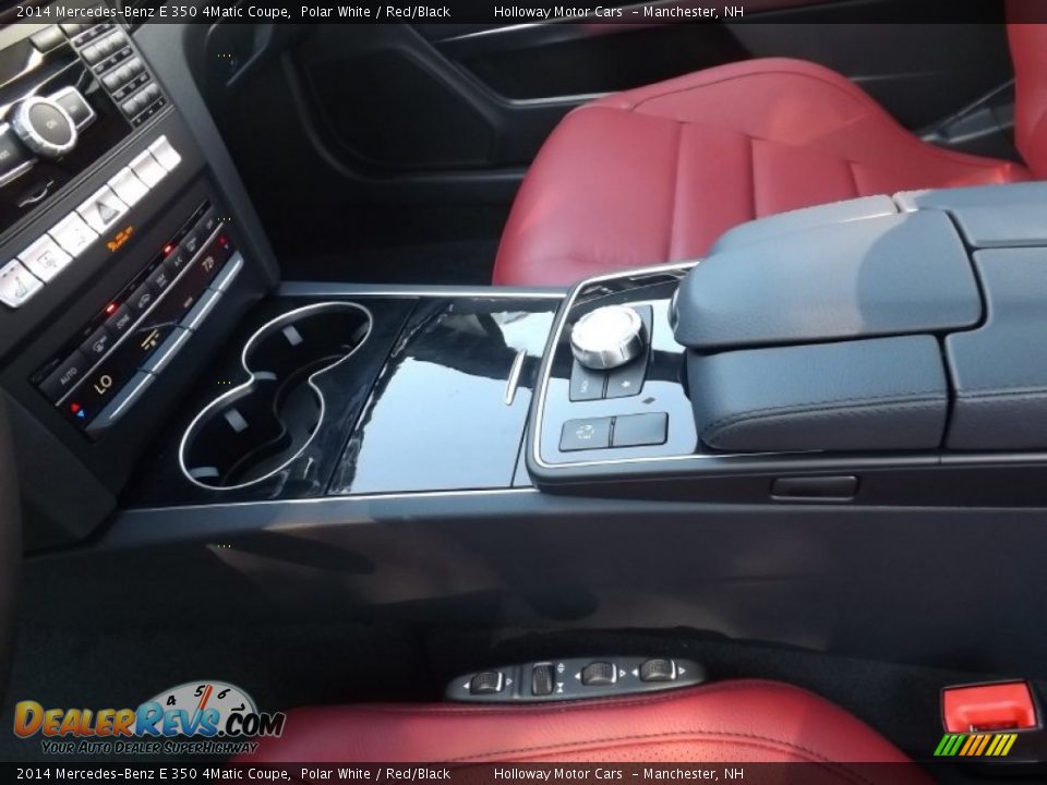 2014 Mercedes-Benz E 350 4Matic Coupe Polar White / Red/Black Photo #11