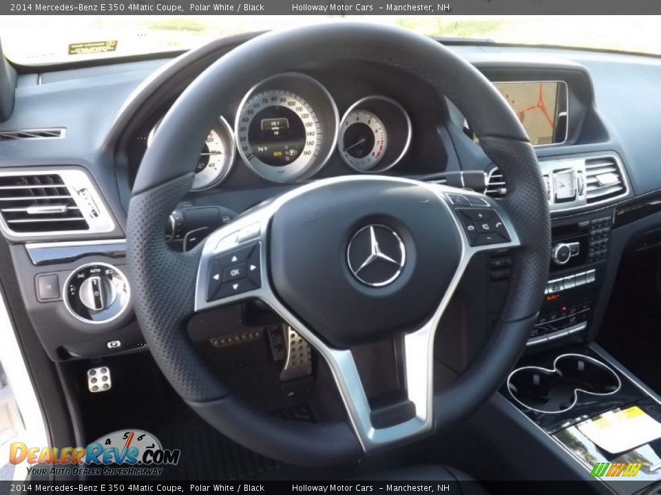 2014 Mercedes-Benz E 350 4Matic Coupe Steering Wheel Photo #16