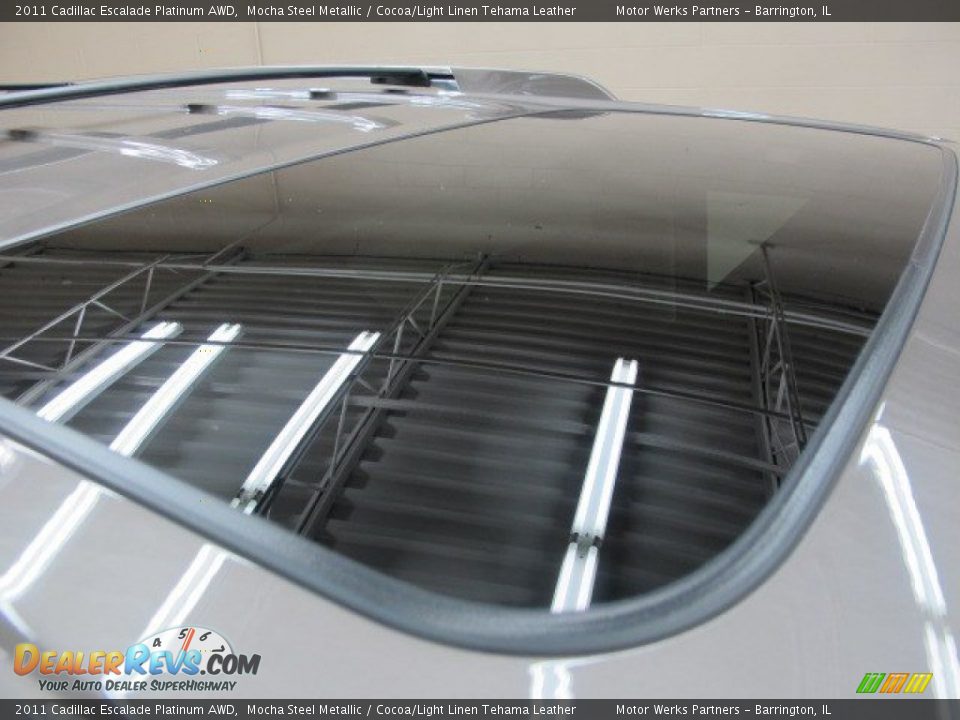 2011 Cadillac Escalade Platinum AWD Mocha Steel Metallic / Cocoa/Light Linen Tehama Leather Photo #12