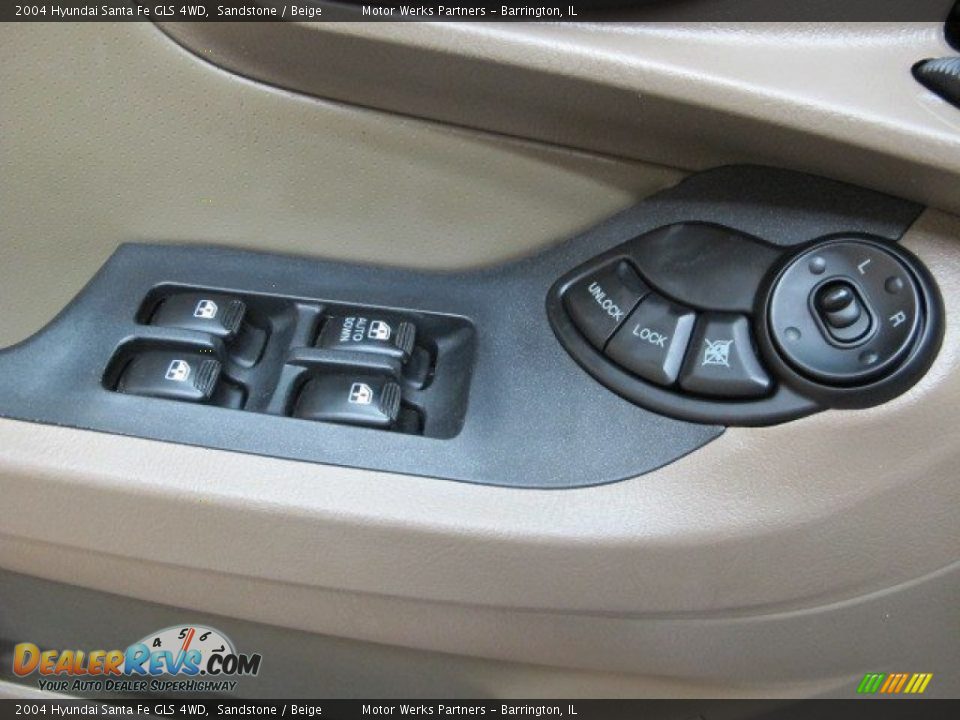 2004 Hyundai Santa Fe GLS 4WD Sandstone / Beige Photo #36