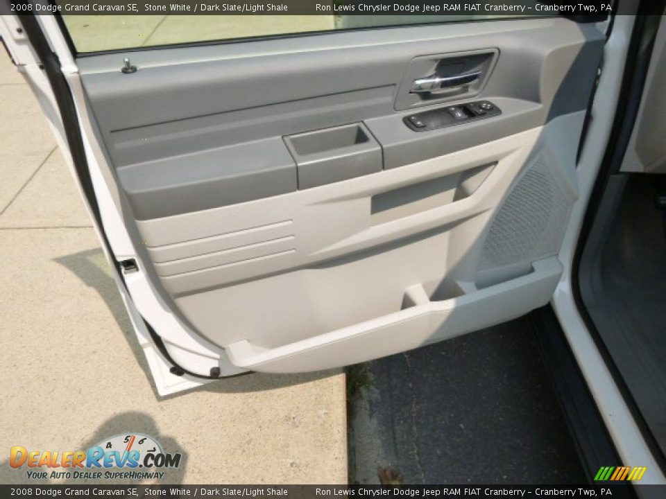2008 Dodge Grand Caravan SE Stone White / Dark Slate/Light Shale Photo #11