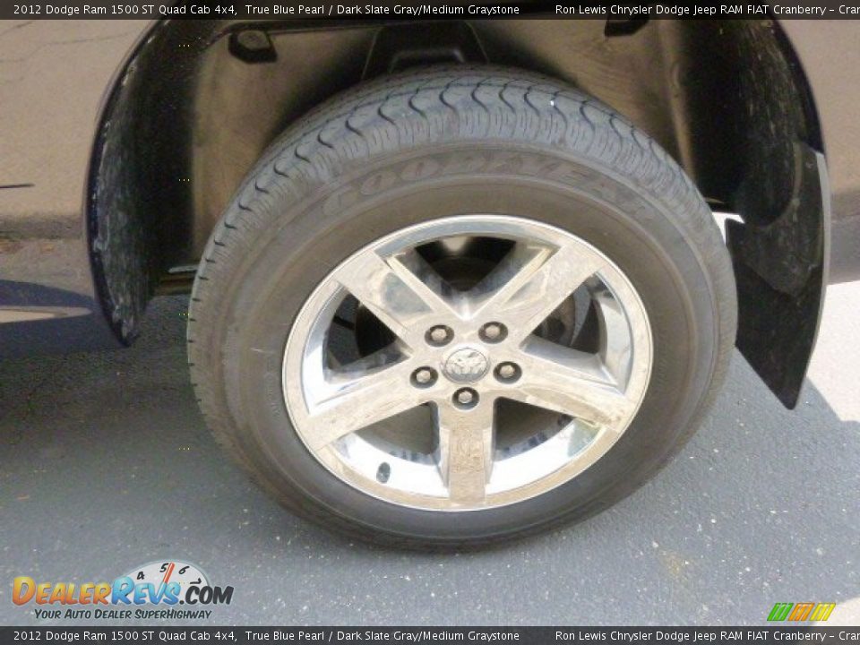 2012 Dodge Ram 1500 ST Quad Cab 4x4 True Blue Pearl / Dark Slate Gray/Medium Graystone Photo #9