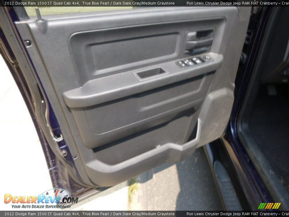 2012 Dodge Ram 1500 ST Quad Cab 4x4 True Blue Pearl / Dark Slate Gray/Medium Graystone Photo #11