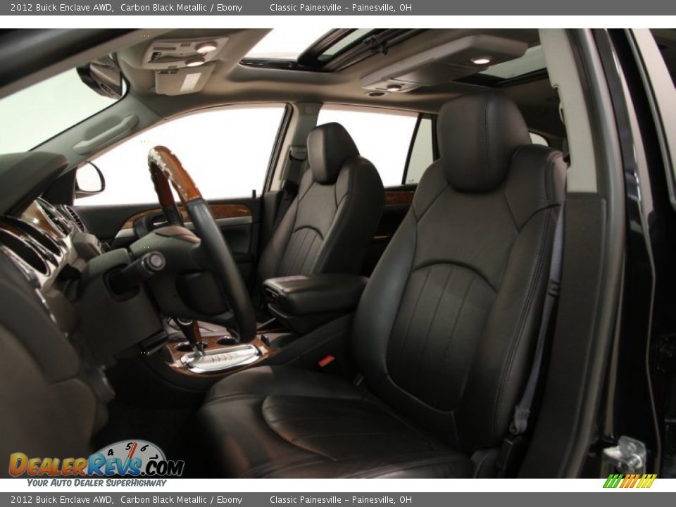 2012 Buick Enclave AWD Carbon Black Metallic / Ebony Photo #5