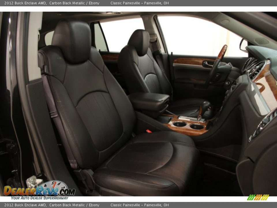 2012 Buick Enclave AWD Carbon Black Metallic / Ebony Photo #12