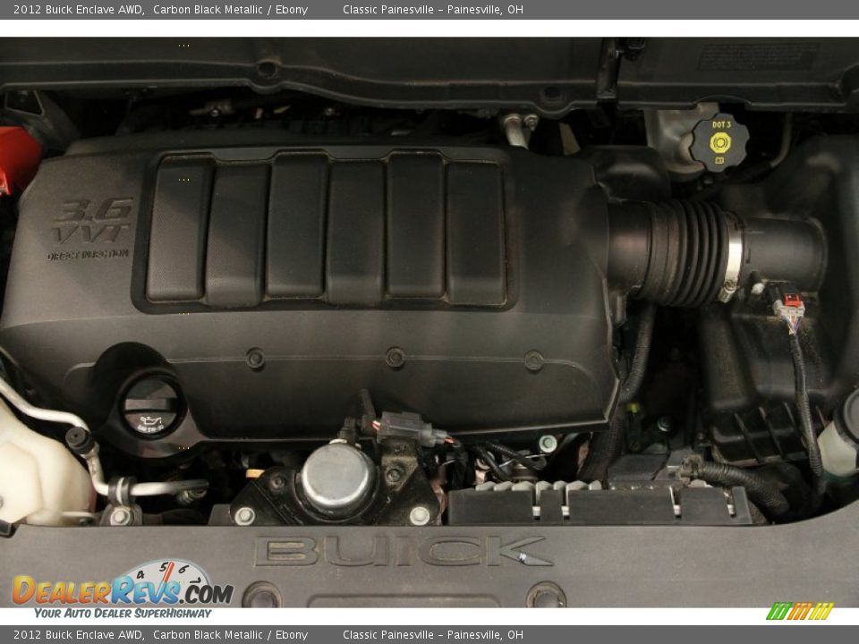 2012 Buick Enclave AWD Carbon Black Metallic / Ebony Photo #18