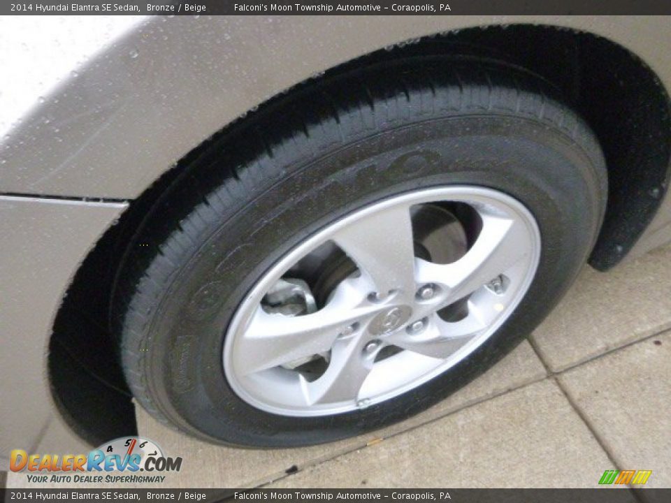 2014 Hyundai Elantra SE Sedan Bronze / Beige Photo #3