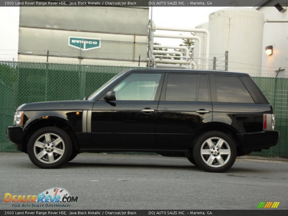 2003 Land Rover Range Rover HSE Java Black Metallic / Charcoal/Jet Black Photo #4