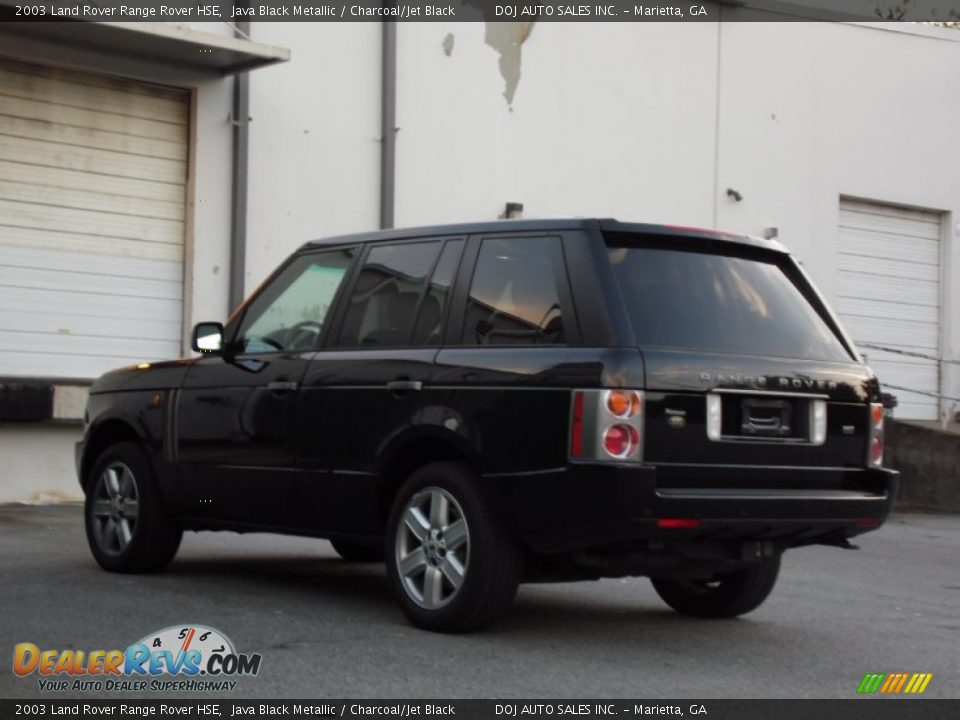 2003 Land Rover Range Rover HSE Java Black Metallic / Charcoal/Jet Black Photo #5