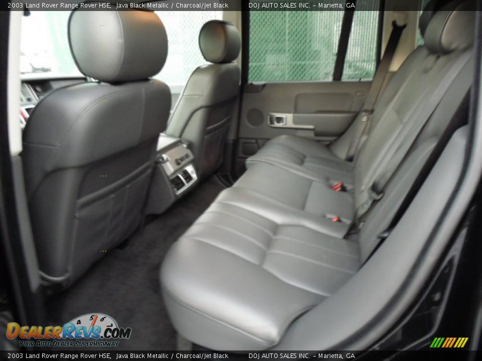 2003 Land Rover Range Rover HSE Java Black Metallic / Charcoal/Jet Black Photo #8