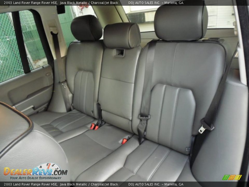 2003 Land Rover Range Rover HSE Java Black Metallic / Charcoal/Jet Black Photo #9