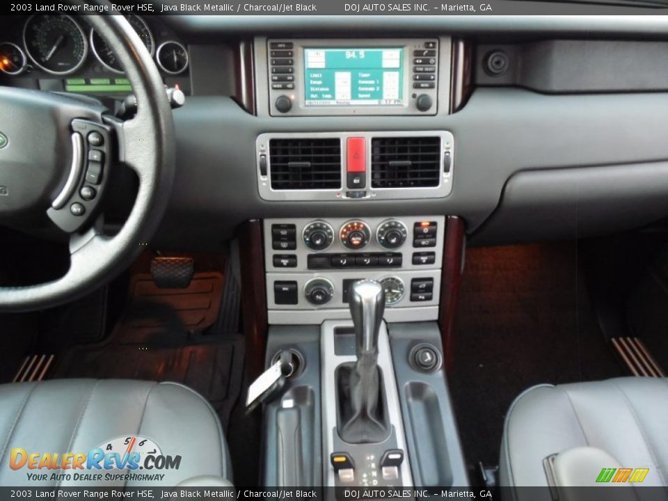 2003 Land Rover Range Rover HSE Java Black Metallic / Charcoal/Jet Black Photo #16