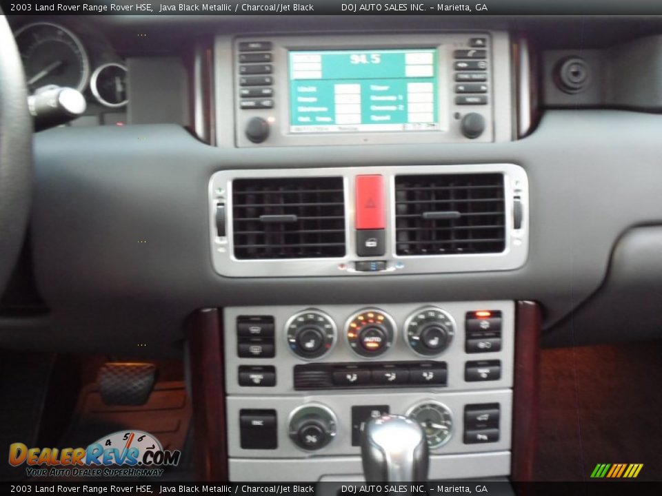 2003 Land Rover Range Rover HSE Java Black Metallic / Charcoal/Jet Black Photo #17